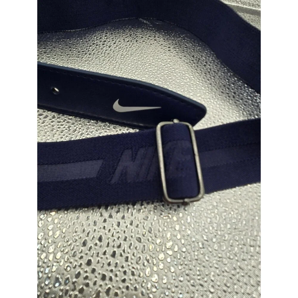 Nike Baseball Adjustable Belt Adult Unisex Steel Blue White Logo One Size